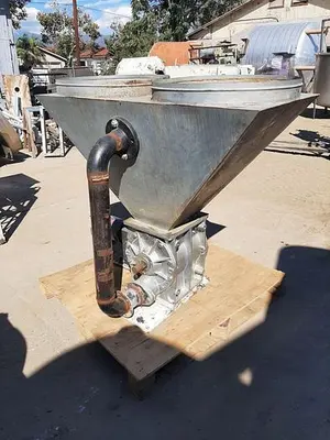 Valve, Rotary, Airlock, 12" x 12", C/st, 2 HP #S744827