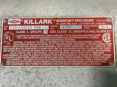Used KILLARK EXB182410 N34 Electrical Boxes Ohio US | HGR 24 #1286781