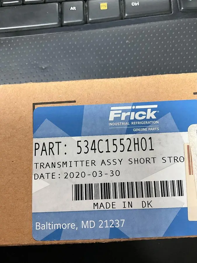 FRICK TRANSMITTER S.V. XJF CAPACITY PN: 534C1552H01
