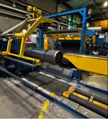 STAM 1600mm x 3mm x 15,000kg Stam CTL Line with Recoiler Cut to length Lines | Midwest Machinery, LLC (2)