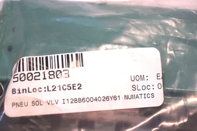 NEW NUMATICS I12BB6004026Y61 SOLENOID VALVE