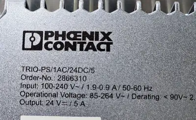 Phoenix Contact TRIO-PS/1AC/24DC/5 Power Supply. Loc 4E-18