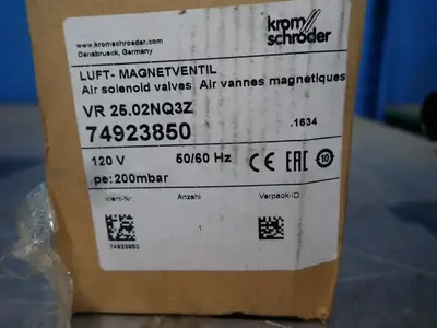 NEW KROM SCHRODER VR25.02NQ3Z