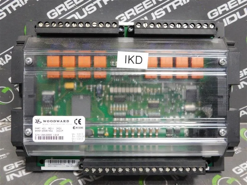 Woodward 8440-2028 Digital I/O Expansion Module Rev. NEW 12/24 VDC IKD1 Used