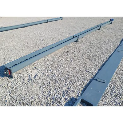 New 6" Dia. X 30 Ft Carbon Steel Industrial Screw Conveyor Auger with Drive