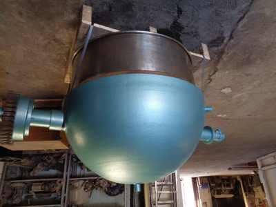 270 L S/S Jacketed Hemispherical Tilting Pan