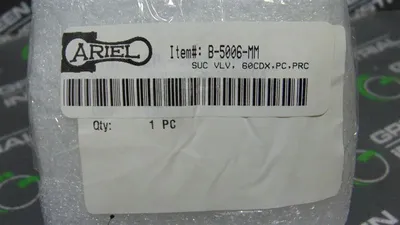 Ariel B-5006-MM Compressor Suction Valve SUC VLV, 60CDX, PC, PRC New NIB