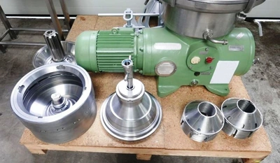 Westfalia SA 20-06-076 clarifier centrifuge, 316 SS.
