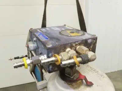 Jamesbury ST-600 18" Stainless Wafer Butterfly Valve Air Actuator & Positioner