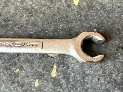 CRAFTSMAN -VA- 44177  13mm  x  14mm Flare Nut Metric Wrench  USA Hand Tool