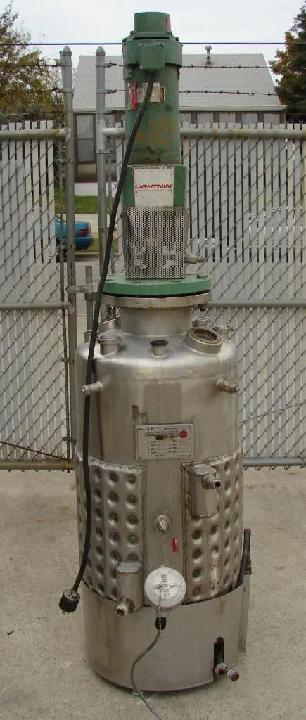 SPC4821  Reactor 50 gallon Alloy Crafts chemical reactor, 50 psi internal, 125 psi jacket, 3/4 hp agitator