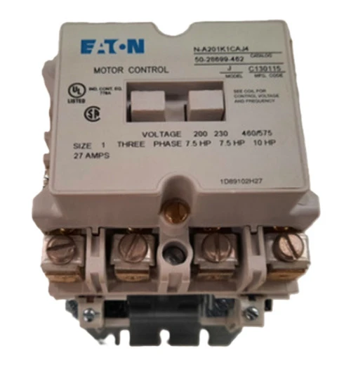 Eaton N-A201K1CAJ4 A201 Contactor, 4NO 4NC, 120 Vac, NEMA 1 [New]