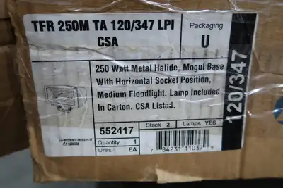 New | in-Stock LITHONIA LIGHTING TFR 250M TA 120/347 LPI Lighting British Columbia CA | Lenmark #253849