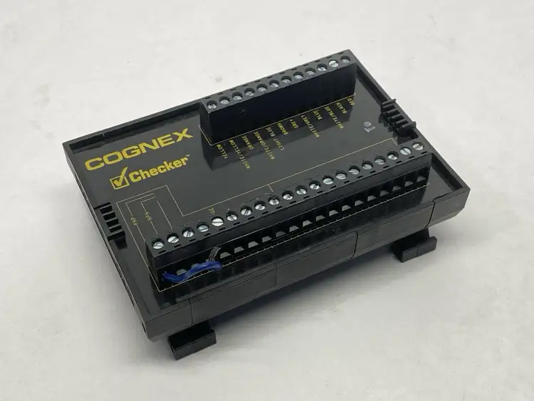 Used COGNEX CHECKER PLC MODULE DIN RAIL MOUNT Programmable Logic Controllers | Maverick Industrial Sales #1104117