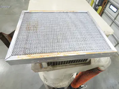 Cincinnati Fan PB-15A Cyclone Dust Collector Mesh Filter 5Gal 2600cfm 10Hp 112"H