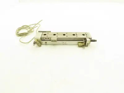 SMC MXQ12-100BSR Pneumatic Air Slide Table Cylinder End Lock 12mm x 100mm Stroke