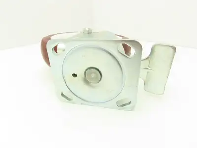 Payson 200/8 Swivel Caster 8" Poly Wheel Locking Greaseable Bearings 9-1/2" OAH