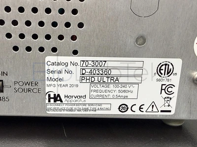 Used Harvard Apparatus PHD ULTRA Syringe Pumps Missouri US | BioLabTek #1520489