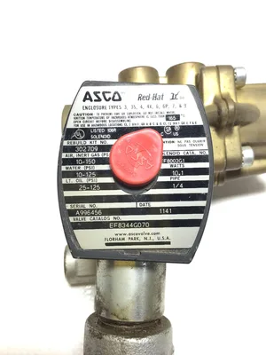 ASCO EF8344G070 RedHat Solenoid Valve 1/4″NPT 10.1Watts Encl Type 3,3S,4,4X6,6P