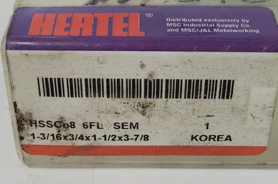 Hertel HSS Co8 6FL SEM Tooling & Accessories, Tooling | Machinery Central (2)