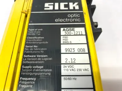 Used SICK Optic Electronic Safety Light Curtain 293mm Protected Height Light Curtains & Grids Michigan US | Maverick Industrial Sales #1391641