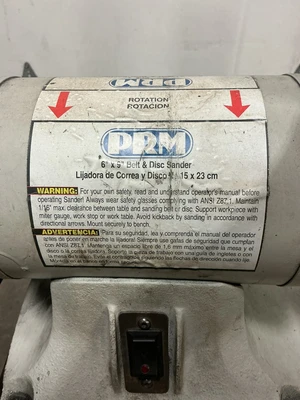 Used PRM PR726489 Disc Belt Sanders (woodworking) Ohio US | Equipment Recovery Corp. #1331831