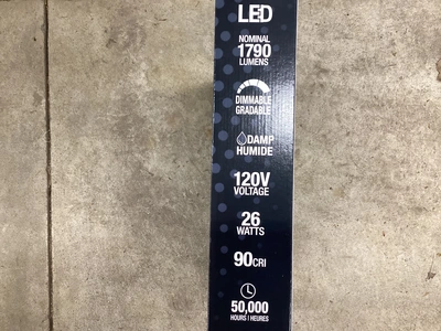 New JUNO 15” low profile LED ceiling light with nightlight mode. Interchangeable trim. 1790 lumens, ...