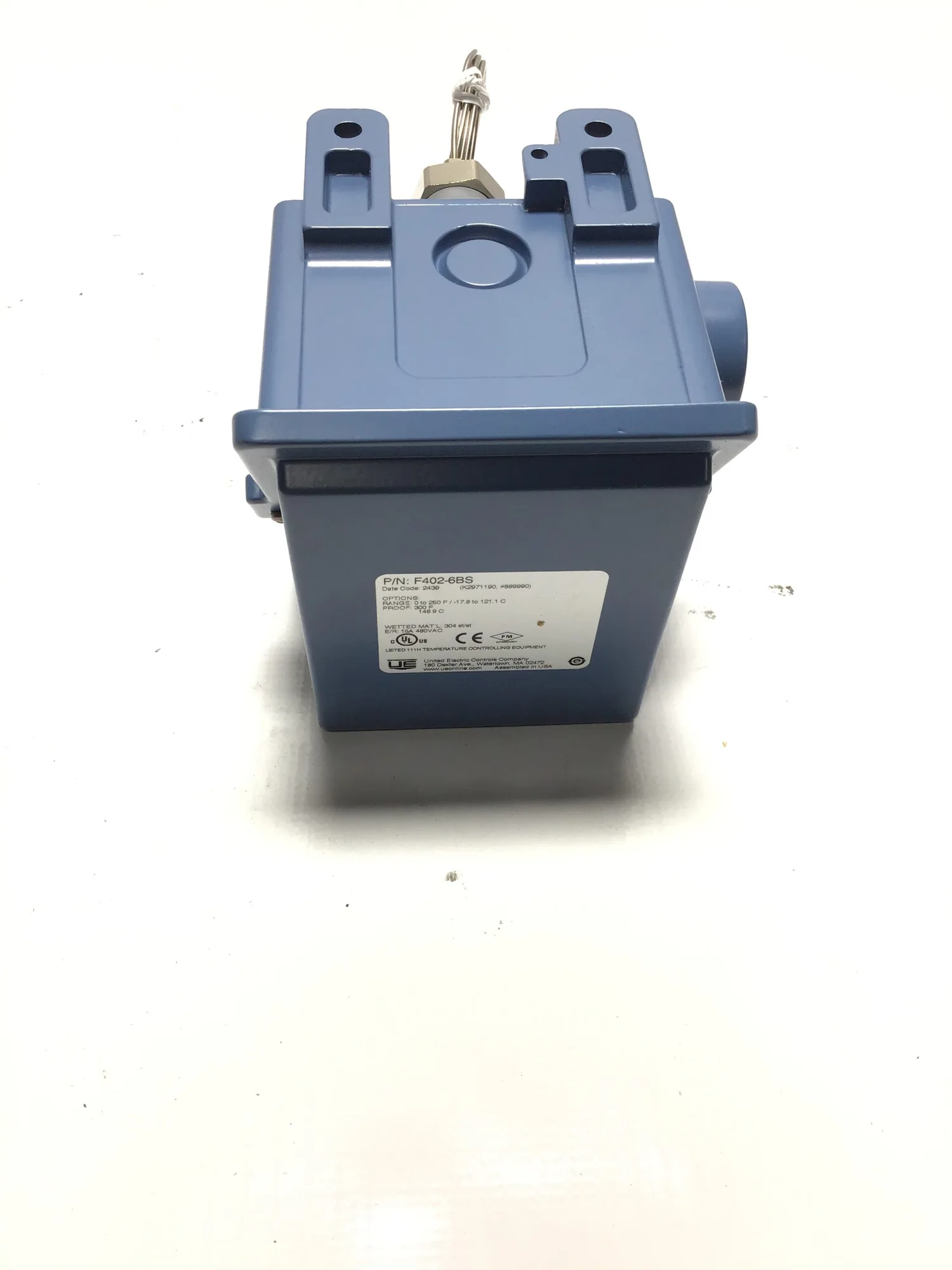 United Electric Controls F402-6BS Temperature Switch