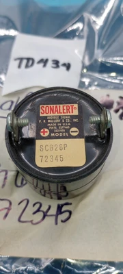 USED SONALERT MALLORY SC628P 6-28 VDC Audible Signal