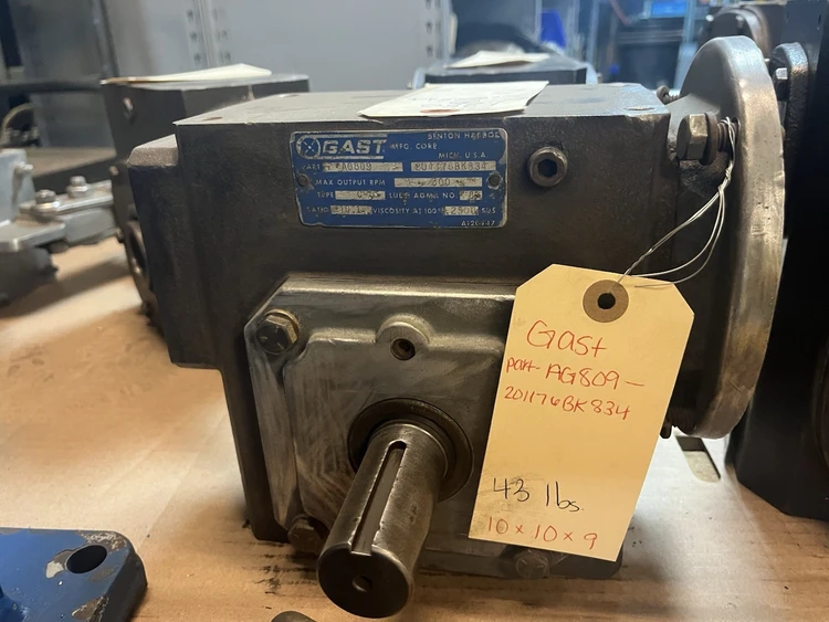 Used GAST AG809 Industrial Controls Ohio US | Surplus Asset Holdings #1507151