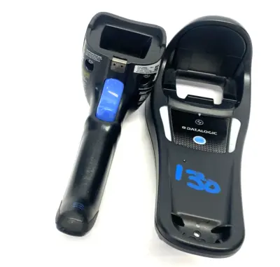 USED DATALOGIC GM4500 GRYPHON HANHELD WIRELESS IMAGER W/ CHARGING CRADLE