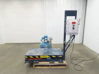 Explosion Proof Hydraulic Scissor Lift Table 2000lb 36" Travel 24x48" Top 1Ph
