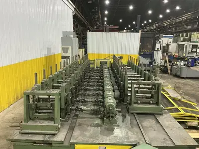 10 & 12 STAND X 2" BRADBURY SIDE BY SIDE U JOINT DRIVE ROLLFORMER: YOBRO #24947