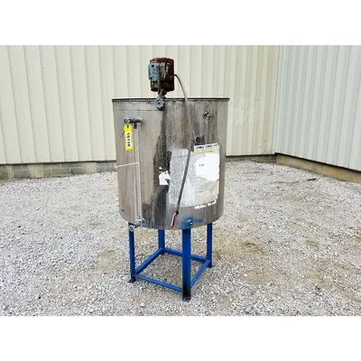 Used Stainless Steel Mix Tank - 140 Gallon