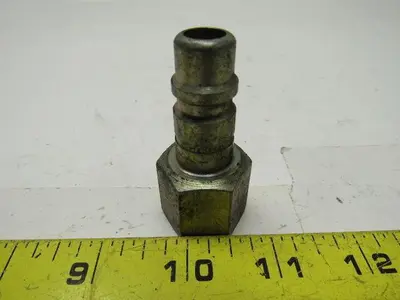 Hanson #55 Steel Male Ball Lock Pneumatic Quick Connect Fitting 1/2 NPT Female