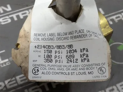 ALCO Controls +214CB3/8B3/8B General Purpose Solenoid Valve Water New