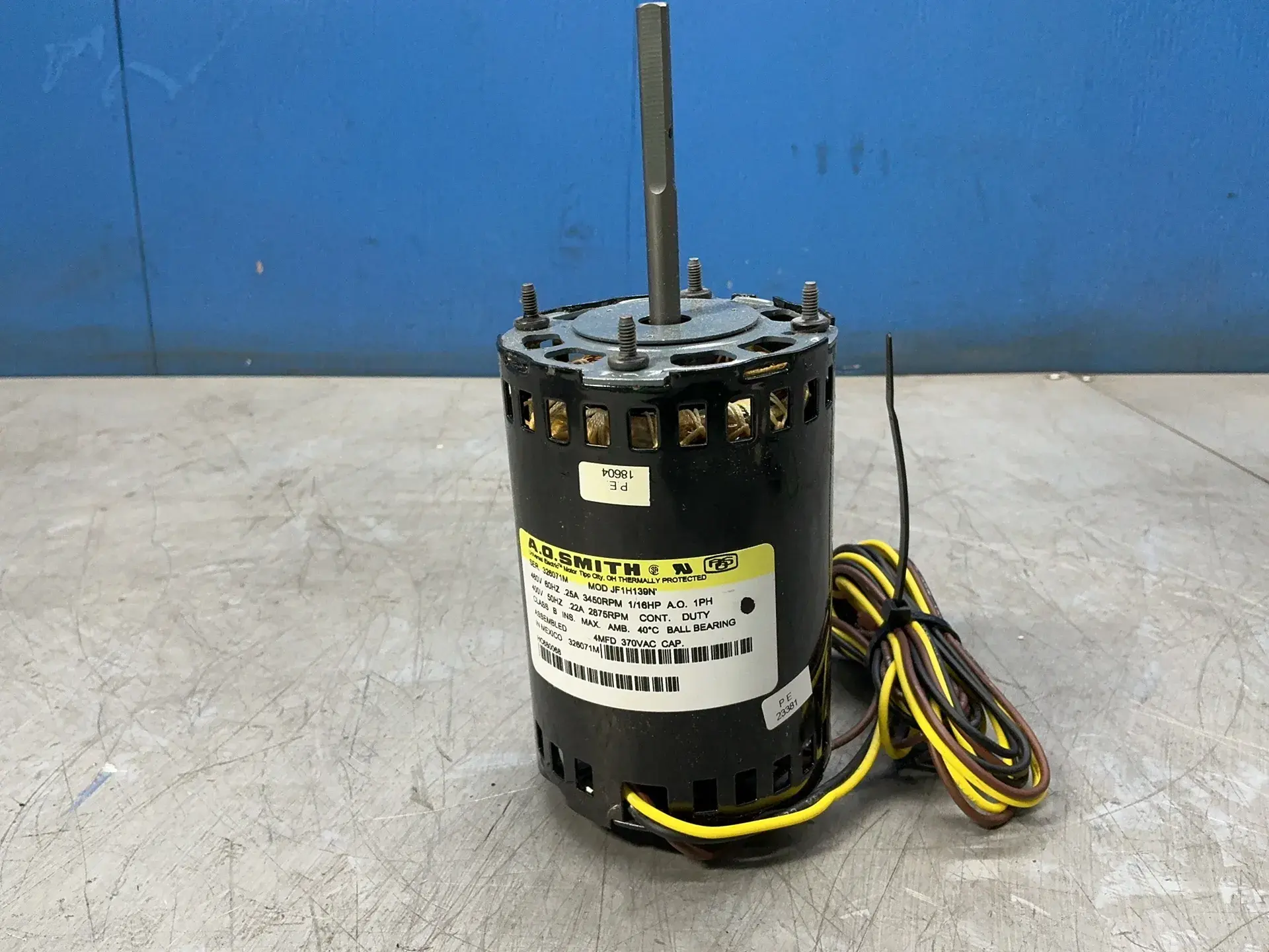 Used A. O. SMITH JF1H139N Motors (misc) Ohio US | HGR 24 #1567393