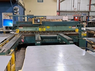 WYSONG 10' x 1/4" Wysong Hydraulic Shear Shears | Midwest Machinery, LLC (2)