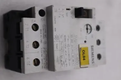 SIEMENS 3VU1300-1MB00 MANUAL MOTOR STARTER STOCK #K-3813