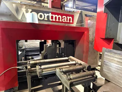 USED VOORTMAN 1250 X 500 MM DRILL SAW LINE