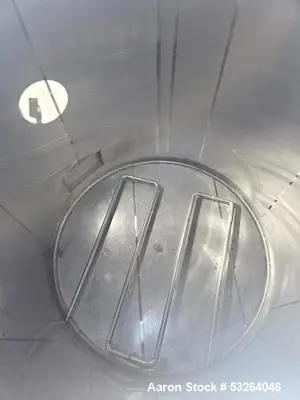 Used 5,000 Gallon Stainless Steel Tank – Sanitary Food Grade Vessel with Coil Heating & Cooling