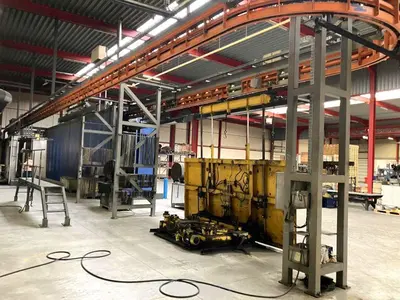 USED ESTEE POWDERCOATING LINE