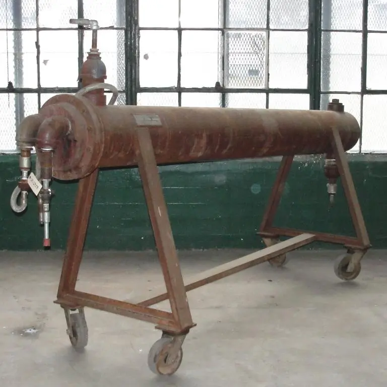 SPC6958  Heat Exchanger Ludell Manufacturing Company shell and tube heat exchanger, atmospheric psi shell, atmospheric psi internal, NA