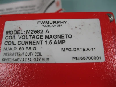 NEW Murphy M2582-A