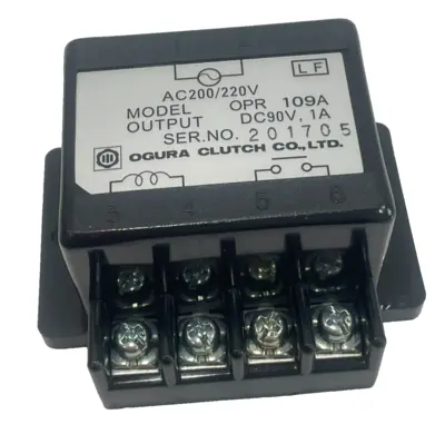 NEW OGURA CLUTCH OPR 109A CLUTCH RECTIFIER AC200/220V OPR109A