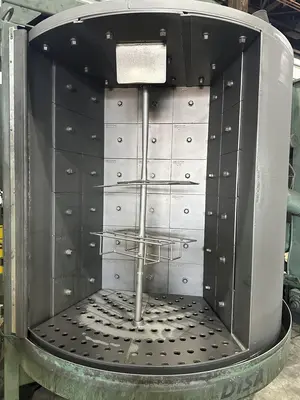 36" X 72" GOFF MODEL #3672D SPINNER HANGER SHOT BLAST CLEANING SYSTEM, NEW 2006: STOCK #22470