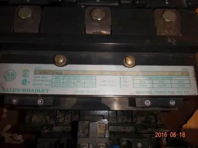 Allen-Bradley size 5 Starter Cat.# 409-F304NB