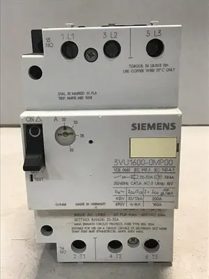 USED SIEMENS 3VU1600-0MP00