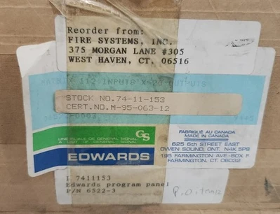 NEW Edwards 06522-0003