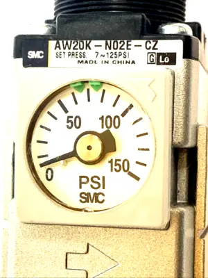 Used SMC Modular Filter Regulator 1/4" NPT MISSING DRAIN CAP Air Pressure Regulators Michigan US | Maverick Industrial Sales #1394924